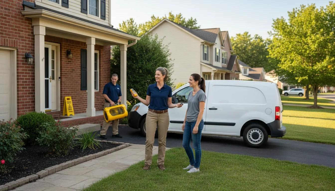 Residential water damage restoration in Dolores, CO